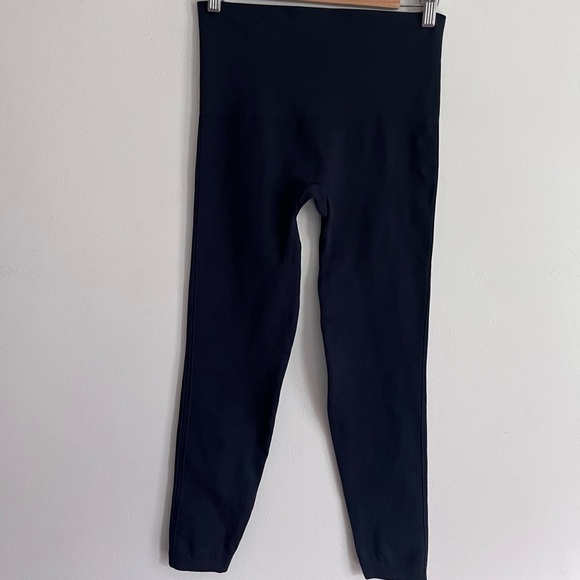 Spanx Navy Blue Look at Me Now Seamless Leggings - Picture 4 of 6